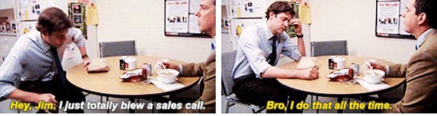 The Office - Andy and Jim blow sales calls